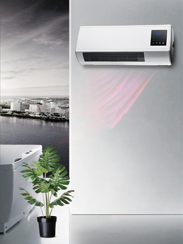 BPT-2000B 5006L/5006L-ERP 1000W/2000W PTC Ceramic Wall Mounted Heater Dengan Paparan LED
