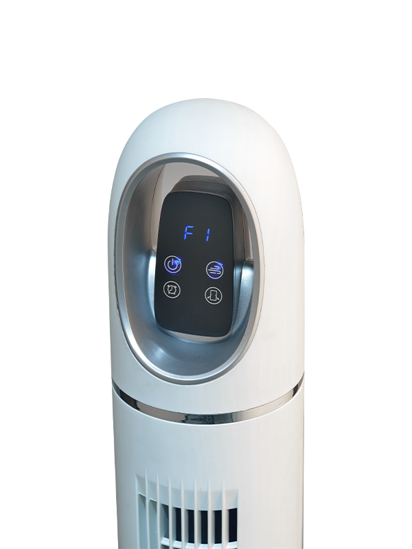 Kipas Menara Putih TF1110C dengan Paparan LED