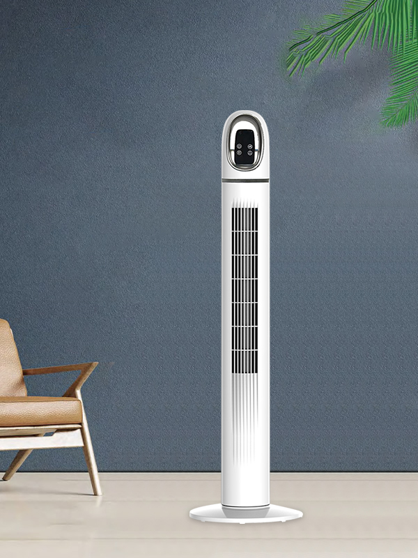 Kipas Menara Putih TF1110C dengan Paparan LED