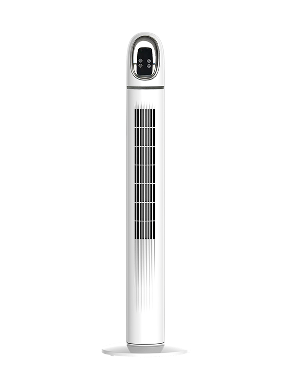 Kipas Menara Putih TF1110C dengan Paparan LED